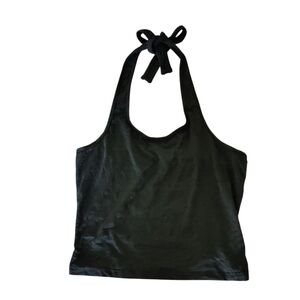 🌸 Dazy Grey Halter Neck Women's Tank Top Large NWT